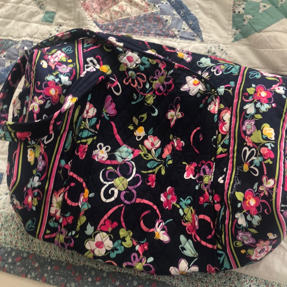 Vera Bradley small duffel carry our colors